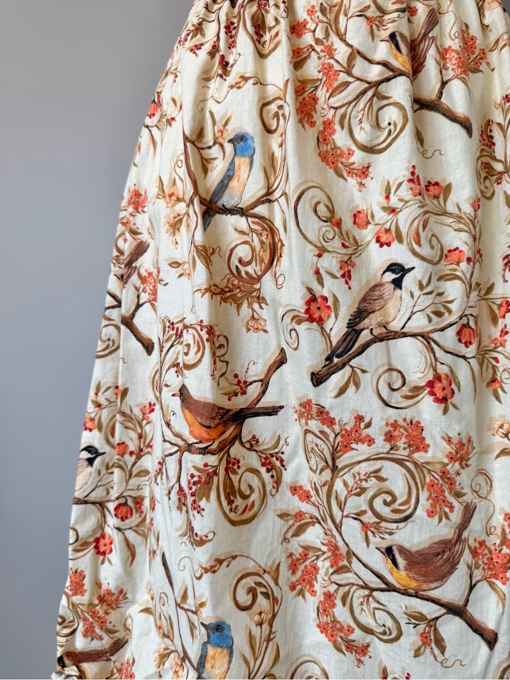 Vintage Retro Cottagecore Bird Dress - Picture 6 of 6